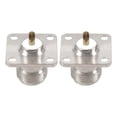 thumbnail image 1 of 2X N Type Female Jack Coax Connector 4-Hole Panel Mount with Solder Cup,Silver, 1 of 8