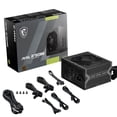 thumbnail image 3 of Fuente de alimentación MSI MAG A750BE Gaming 750W 80 Plus Bronze, 3 of 7