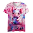thumbnail image 2 of HVOBBTY T-Shirt Décontracté à Manches Courtes pour Tout-Petits, T-Shirts Graphiques à Manches Courtes Col Rond pour 3-14 Ans et T-Shirt Garçon Multicolore, 13 Ans, 2 of 5