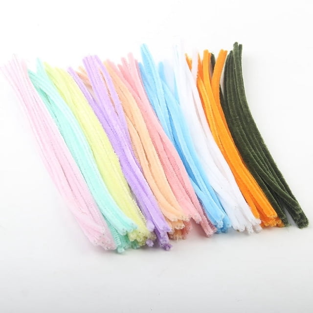 Tira de lana en bolsa OPP de 10 colores mezclados, raíz de lana, palo retorcido, arte DIY, materiales hechos a mano para niños de jardín de infantes