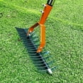 thumbnail image 3 of Adjustable Stainless Steel Thatching Rakes 170cm For Garden Yard Lawn Maintenance, 3 of 10