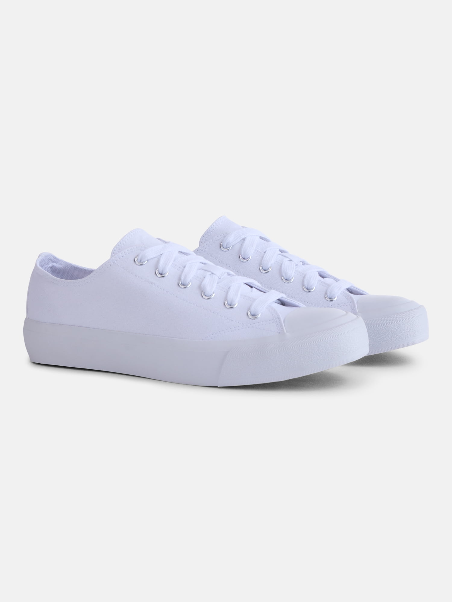No Boundaries Canvas Lace Up Sneakers, Women's