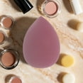 thumbnail image 4 of Unique Bargains 2 Pcs Portable Teardrop Face Makeup Sponge Wine Red, 4 of 4