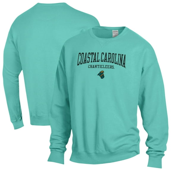 Men's ComfortWash Green Coastal Carolina Chanticleers Fleece Sweatshirt