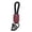 Wine Red Black rope, variant on Yammee Braided Leather Key Holder Stylish Cowhides and Nylon Rope Keychain Hand Rope School Bag Pendant for Everyday Use