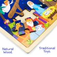 thumbnail image 4 of O Holy Night Wooden Nativity Inset Jigsaw Puzzle, 24 pieces, 4 of 6