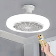 thumbnail image 1 of Ceiling Fan with Lighted Remote, 10" Enclosed Ceiling Fan, 3 Colors, 3 Speeds, with Swivel, 1 of 8