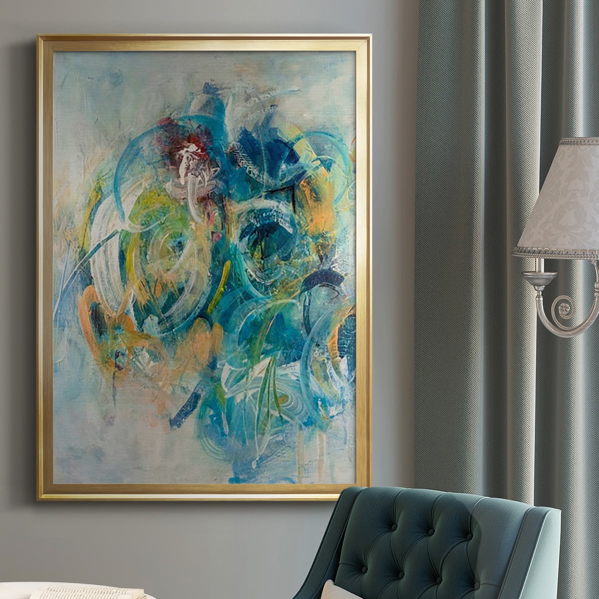 Silent Energy II Premium Framed Print, in Gold, Black, or Silver - Ready to Hang