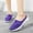 Purple, variant on BONIXOOM Sandals Women Clearance Fall Slip-On None Casual Fashion Walking Shoes Women Gray Size 6.5