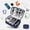 Dark Blue, variant on Travel Electronics Organizer Cable Bag Water Resistant Universal Electronics Accessories Storage Cases for Cables, Phone, Airpods, Hard Drives,Power Bank,Charger,Gray