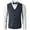 Navy, variant on Men's sweater vest V-neck sleeveless knitted cardigan