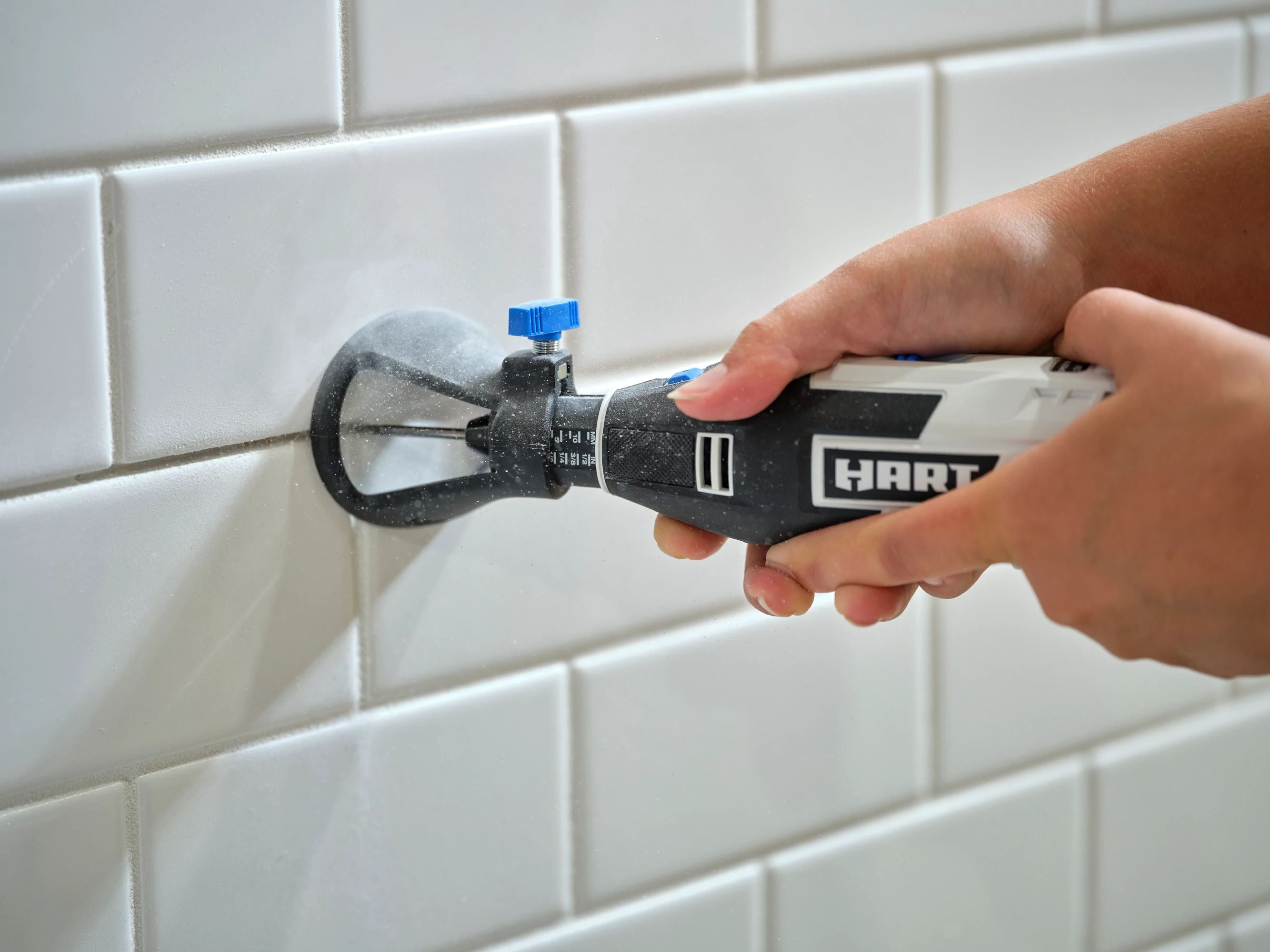 HART Grout Removal Rotary Tool Accessory Kit for Wall and Floor Grout Removal