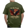 thumbnail image 5 of UngA 250 Anniversary USA Shirt Mens Independence 250th Anniversary 1776 2026 Patriotic Eagle Mens T-Shirt AG,M, 5 of 6