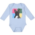thumbnail image 3 of Inktastic Blue French Bull Dog Boys or Girls Long Sleeve Baby Bodysuit, 3 of 5