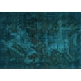 thumbnail image 1 of Ahgly Company Indoor Rectangle Abstract Light Blue Modern Area Rugs, 4' x 6', 1 of 4