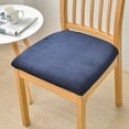 thumbnail image 1 of Funda de cojín de felpa Funda de cojín cuadrada de terciopelo de zorro Funda de asiento elástica Funda de silla Funda protectora Funda de silla de hotel para el hogar, 1 of 6