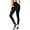 Black, variant on High Waist Yoga Pants with Pockets, Leggings for Women Tummy Control, Workout Leggings for Women 4 Way Stretch