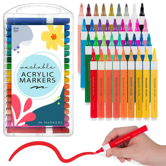 Rotuladores acrílicos The Pencil Grip Magic Stix 36 colores para niños