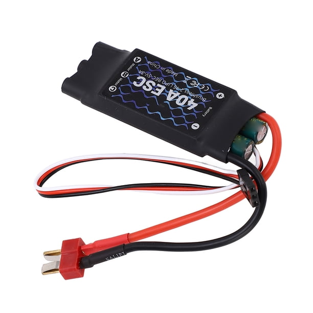 Controlador de velocidad eléctrico BEC 40A sin escobillas ESC 2‑4S 5V 3A con enchufe T macho para aviones de ala fija RC para drones de cuatro rotores F450 YUNYI BRAND Deportes
