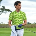 thumbnail image 3 of Fotbe Daisies Flowers Camiseta Polo de Golf para Hombre con Estampado – Camisa Deportiva Transpirable con Cuello Abotonado-XX-Large, 3 of 6