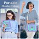 thumbnail image 5 of Funda para iPad Air 11 2025 / 2024, Silicona Anti-caída + Capa Protectora de PC con Soporte Grande Oculto, Correa para el Hombro, Funda Protectora Resistente a Golpes y Tres Pruebas para Tablet, 5 of 7
