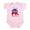 Petal Pink, variant on CafePress - Proud Republican Infant Bodysuit - Baby Light Bodysuit, Size Newborn - 24 Months
