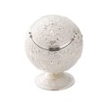 thumbnail image 1 of Cenicero a prueba de viento Vintage Aleación de zinc Patrón de flores Globo Cenicero de cigarrillos Tapa Mesa Ceniceros portátiles de decoración del hogar seitruly JJ25694-03, 1 of 6
