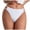 White, variant on Womens Underwear String Bikini Boudoir Cheeky Panties Sexy V-shaped Waistband Hipster Ring Splicing Together Briefs (Black, M)