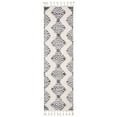 thumbnail image 5 of SAFAVIEH Moroccan Tassel Desmond Southwestern Shag Area Rug, Ivory/Grey, 10' x 14', 5 of 9