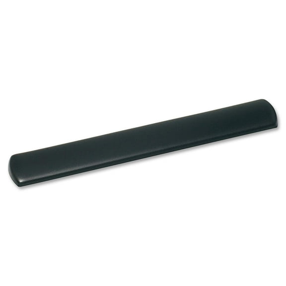 Gel Wrist Rest For Keyboard, Leatherette Cover, Antimicrobial, Black | Bundle of 5 Each