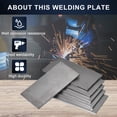 thumbnail image 2 of 2x4 Inch Mild Steel Welding Plate, 11 Gauge Welding Practice and Training for MIG, TIG, ARC, Gas, Stick, 6Pcs, 2 of 6