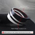 thumbnail image 4 of Pure Hands Handmade Resin Bangle – Music of Bianco e Nero, Black & White Inlays, Straight Profile, Satin Finish, Minimalist Design for Women, 4 of 6
