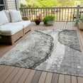 thumbnail image 6 of Addison Rugs Chantille Indoor/Outdoor Transitional Organic Gray Washable Rectangle Rug, 3' x 5', 6 of 6
