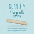 thumbnail image 2 of Better Belly Dental Large Rolls 4 Count, Highly Digestible Rawhide, 2 of 11