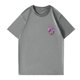 thumbnail image 4 of Pop cazadora para niña Demo-n Hunters Graphic Round-Neck Short Sleeve T Shirt For Kids Youth Fashion Tee With Cartoon Print Design Soft Blend Top For Children （Light Gray）, 4 of 4