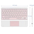 thumbnail image 4 of Kit de teclado y ratón con panel táctil Bluetooth, Combos de teclado y ratón inalámbricos rusos, árabes, españoles, Teclado para iPad, teléfono y tableta, 4 of 5