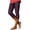 Purple #040, variant on Capri for Women Stretchy High Waisted Pull On Faux Demin Capri Leggings Spring Summer Trendy Workout Gym Yoga Pants, 2XL
