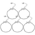 thumbnail image 1 of 5 pulseras de metal con cadenas de hueso de serpiente para mujer, pulseras decorativas DIY., 1 of 7