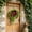 #D, variant on Rustic Bohemian Wreath for Front Door, Double-Sided Door Hanging with Linen Bow & Greenery, Farmhouse Boho Decor for Home Patio Porch Entryway
