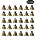 thumbnail image 3 of 30 Pieces Small Vintage Bronze Handbell Vintage Bells Vintage Bronze Jingle Bells Vintage Bronze Bells Mini Handbell Bronze Bell Handcrafted Small Bel, 3 of 4