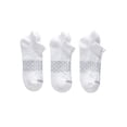 thumbnail image 3 of Hanes Absolute Active Men’s Cushioned Heel Shield Socks, Shoe Sizes 6-12, 3-Pairs White, 3 of 3