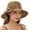B_Khaki, variant on Siminsem Wide Brim Straw Panama Hat for Women UPF 50+ UV Protection Foldable Packable Lightweight Summer Beach Sun Hat for Vacation Cruise Travel Gardening Outdoor, Grey, One Size