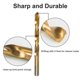 thumbnail image 2 of Titanium Metal Drill Bit Set for Steel, Wood, Plastic, Copper, Aluminum with Storage Case, 1/16inch-, 2 of 5