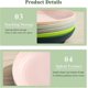 thumbnail image 5 of 22.5cm Plastic Plates 8 Colors Reusable Sturdy Tableware Set Noodle Bowl Appetizer Cereal Dessert Bowl BPA Free, 5 of 5