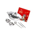 thumbnail image 2 of Hot Pot Pan Kitchenware Professional Separate Shabu Hot Hot Pot Cooker with Glass Lid for Party 32cm, 2 of 9