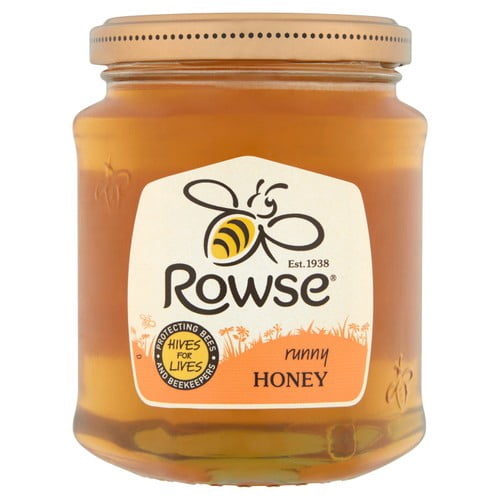Rowse Pure & Natural Clear Honey 340g, British Import (Pack of 2)