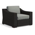 thumbnail image 2 of Glenwillow Home Portland Rattan Arm Chair w/ Grey Cushions, 2 of 3