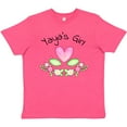 thumbnail image 3 of Inktastic Yaya's Girl- heart flowers Youth T-Shirt, 3 of 5