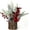 Tree Stump-red, variant on Small Christmas Tree Tabletop Artificial Mini Christmas Tree Decorations with Holiday Ornaments Red Berry Pine Cone Greenery for Home Indoor Fireplace Mantel Xmas Decor (Tree Stump-Red)