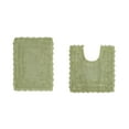 thumbnail image 7 of Better Trends 2 Piece Bathroom Rugs Set 100% Cotton, Soft Tufted Bath Mat, Water Absorbent & Reversible Bath Rug (Sage) Lilly Crochet Collection, 7 of 7